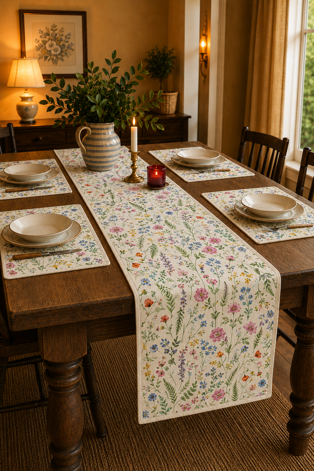 Table Set - Floral