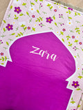 Kids Mat - Floral Purple